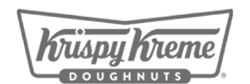 Logo Krispy Kreme gris