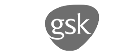 GSK-logotyp, grå