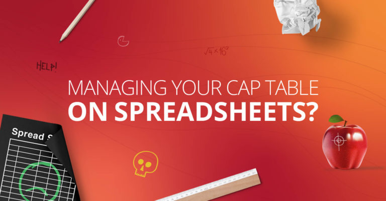 Illustration with tex Managing your Cap Table on a spreadsheet