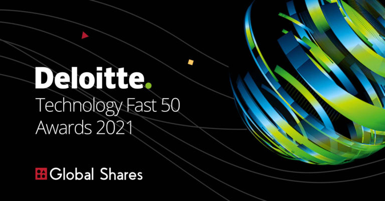Illustration of Global Shares shortlisted by Deloitte Ireland for its 2021 Fast50™