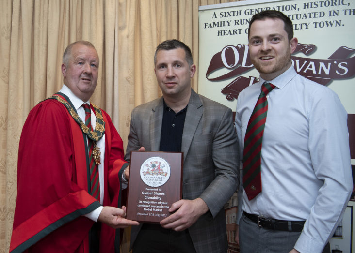 Global Shares Honoured by Clonakilty Mayoral Council