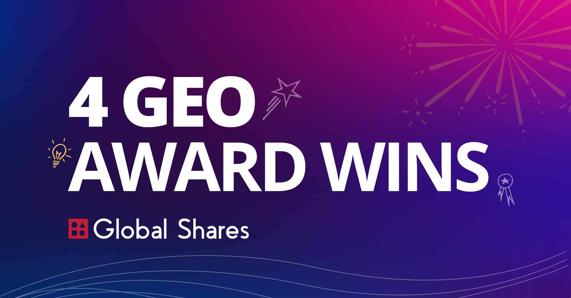 4 Client Wins at GEO Industry Awards