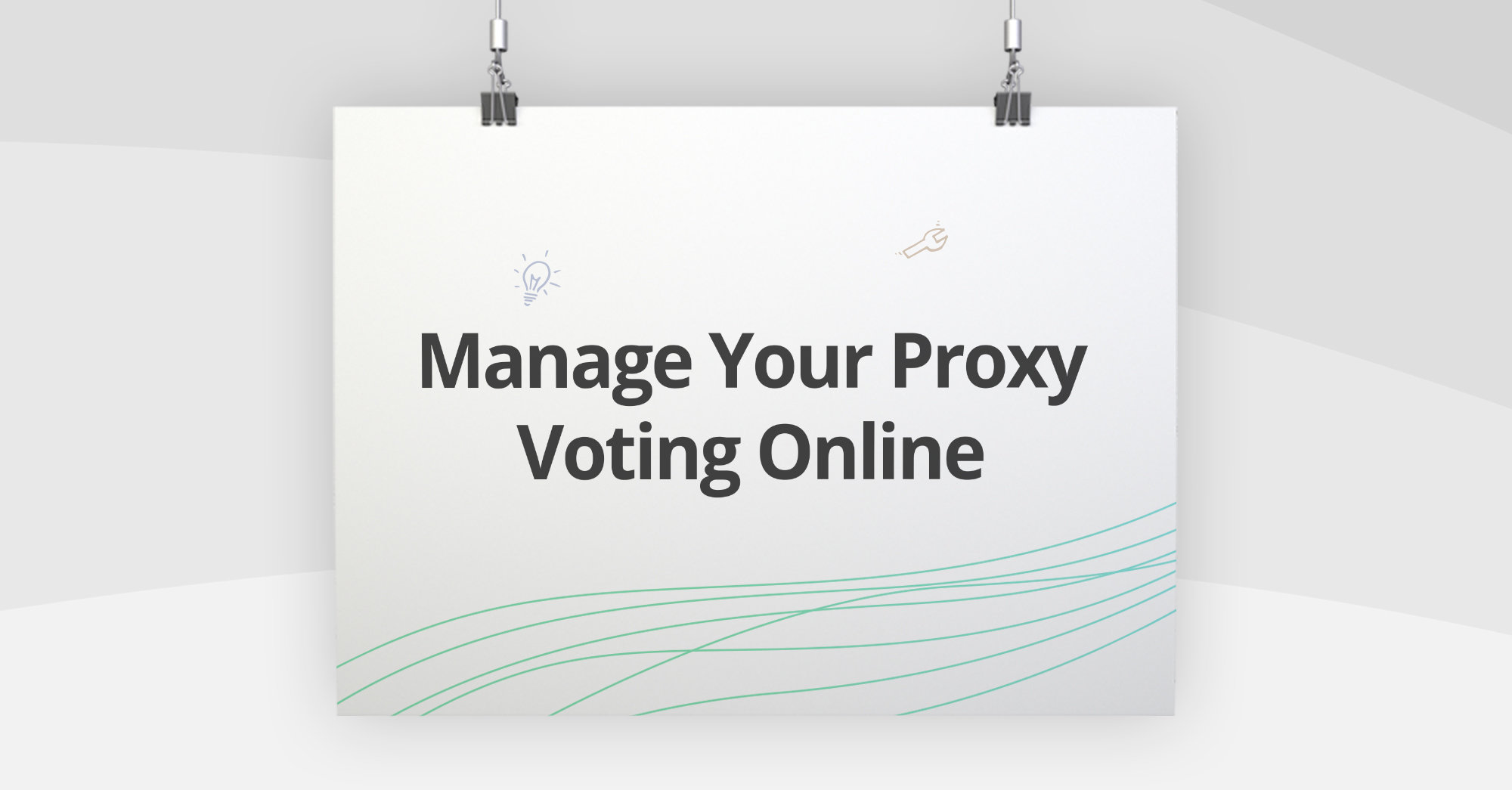 Manage Your Proxy Voting Online 