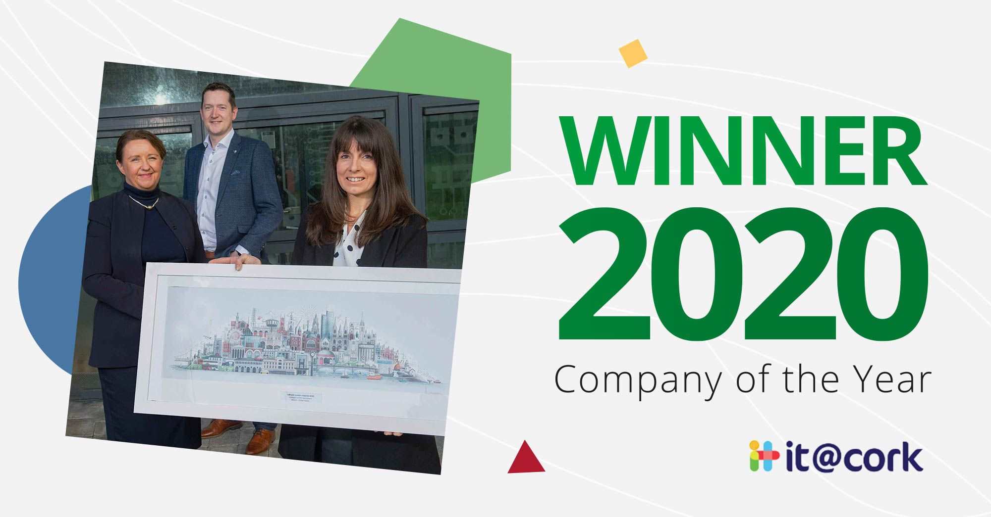Winner ‘Company of the Year Award’ 2020 IT@Cork