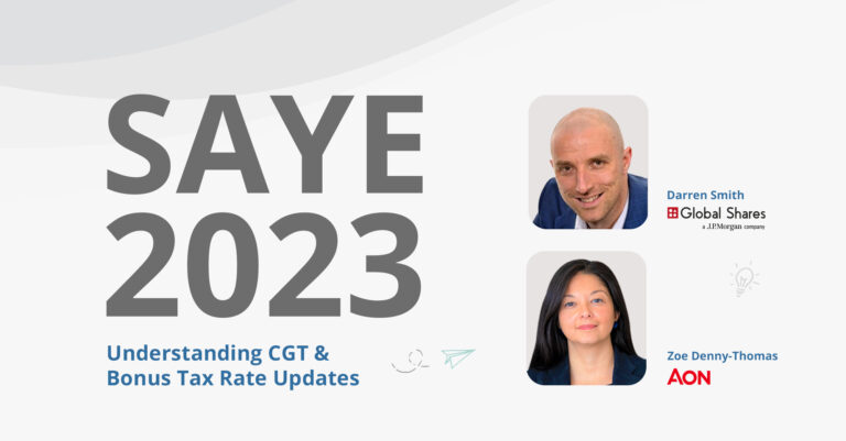 SAYE 2023_Understanding CGT & Bonus Tax Rate Updates
