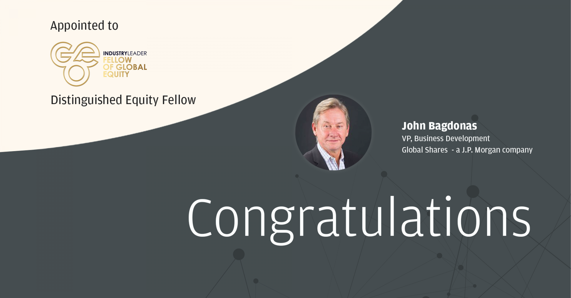 Congratulations to John Bagdonas – new GEO Fellow of Global Equity