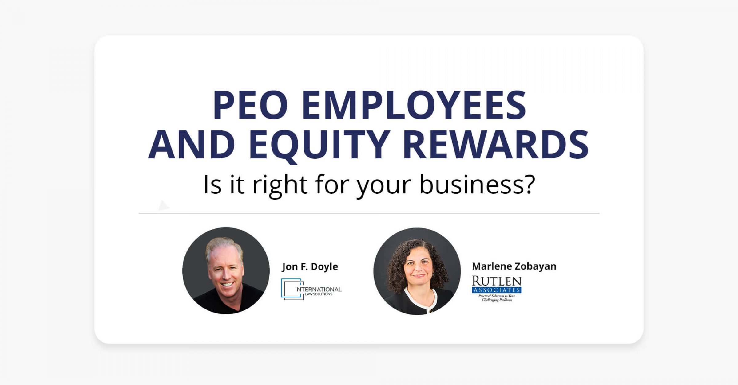 PEO employees and equity rewards
