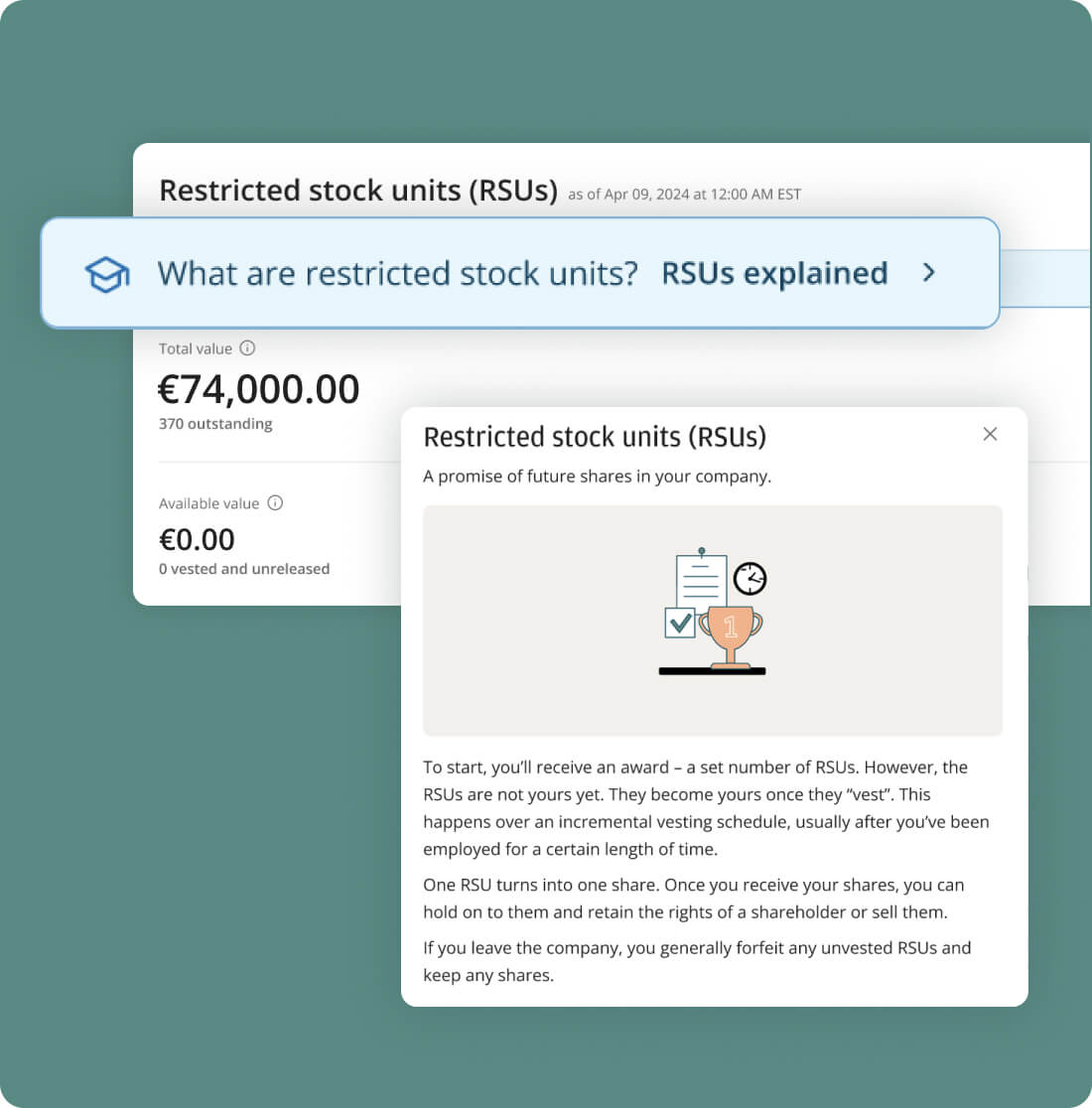 RSU dashboards